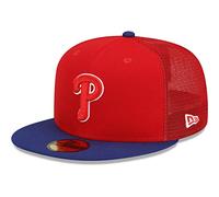 New Era Gorra 59Fifty Batting Practice PhilliesEra Mujer/Hombre - Fitted Cap de Beisbol Trucker Cerrado por atrás, con Visera Primavera/Verano Verano - 7 1/4 (57,7 cm) Azul Oscuro