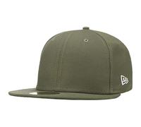 New Era Gorra 59Fifty EssentialEra Hombre - Plana de Beisbol Fitted Cap Cerrado por atrás, con Visera Invierno Otoño Primavera Verano Verano/Invierno - 7 5/8 (60,6 cm) Verde Oliva