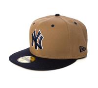 New Era Gorra 59FIFTY MLB Limited Edition para hombre, caqui/azul marino, 57-58