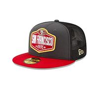 New Era Gorra 59Fifty NFL Draft21 VikingsEra Hombre - Plana de Beisbol Fitted Cap Cerrado por atrás, con Visera Verano/Invierno Primavera Verano Otoño Invierno - 7 1/2 (59,6 cm) Antracita