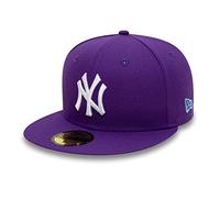 New Era Gorra 59FIFTY NFL NBA MLB Limited Edition, New York Yankees morado y blanco, 98-104