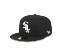 New Era Gorra 59Fifty TSF White SoxEra Hombre - de Baseball Fitted Cap Cerrado por atrás, con Visera Verano/Invierno Primavera Verano Otoño Invierno - 6 7/8 (54,9 cm) Negro