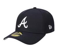 New Era Gorra 59Forty Team Side BravesEra Mujer/Hombre - Full-Fitted Cap de Beisbol MLB Cerrado por atrás, con Visera Verano/Invierno Primavera Verano Otoño Invierno - 7 1/8 (56,8 cm) Azul Oscuro