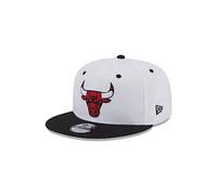 New Era 9Fifty Gorra Snapback - Sidepatch Chicago Bulls, Blanco, Talla única