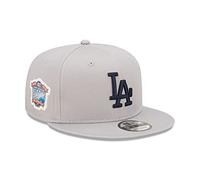 New Era Gorra 9Fifty Team Side Patch DodgersEra de béisbol Baseball (S/M (54-57 cm) - Gris)