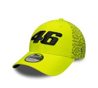 New Era Gorra 9FORTY Adjustable VR46 All Over Print Amarillo