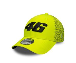 New Era Gorra 9FORTY Adjustable VR46 All Over Print Amarillo