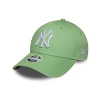 New Era 9Forty League Essential MLB New York Yankees - Gorra de béisbol para mujer, color verde pastel