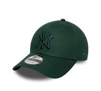New Era Gorra 9Forty Mono ESS YankeesEra Mujer/Hombre - MLB Cap de Beisbol Hebilla Metal, con Visera Verano/Invierno Primavera Verano Otoño Invierno - Talla única Verde Oscuro