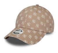 New Era Gorra 9Forty Mujer Monogram York Yankees marrón Ceniza