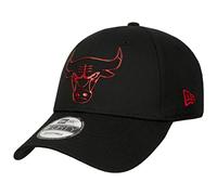 New Era Gorra 9Forty NBA Foil Logo BullsEra de béisbol Baseball (Talla única - Negro)