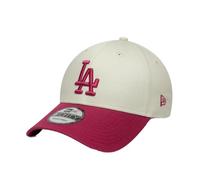 New Era Gorra 9Forty Side Script DodgersEra Mujer/Hombre/Strapback - Curved Brim Cap de Beisbol MLB Hebilla Metal, con Visera Primavera/Verano Verano