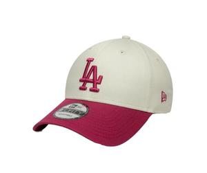 New Era Gorra 9Forty Side Script DodgersEra Mujer/Hombre/Strapback - Curved Brim Cap de Beisbol MLB Hebilla Metal, con Visera Primavera/Verano Verano
