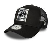 New Era Gorra 9FORTY Trucker para hombre, color negro, talla única