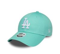 New Era Gorra 9Forty Wmns Essential DodgersEra Mujer/Strapback - MLB Cap de Beisbol Curved Brim Hebilla Metal, con Visera Primavera/Verano Verano - Talla única Turquesa