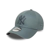 New Era Gorra de béisbol 9Forty League Essential MLB New York Yankees para adultos, color gris oscuro