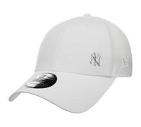 New Era Gorra 9Forty Yankees StrapbackEra Mujer/Hombre - de Baseball MLB Cap Hebilla Metal, con Visera Verano/Invierno Primavera Verano Otoño Invierno - Talla única Blanco