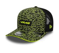 New Era Gorra 9SEVENTY Stretch Snap VR46 All Over Print Negro, Moto GP