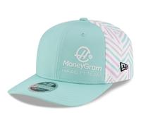 New Era Gorra 9Seventy Stretch Snapback - F1 HAAS Miami, turquesa, Talla única