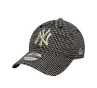 New Era - Gorra 9Twenty® con correa negra con estampado de pie de gallina bicolor, Negro , Talla única