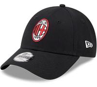 AC Milan New Era Gorra con Visor, Negro, 6-12 años para Niños