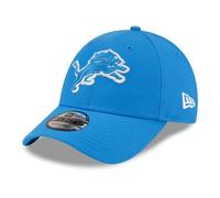 New Era Gorra ajustable 9FORTY de los Detroit Lions The League para hombre, color azul