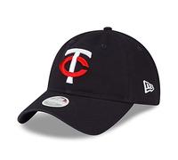New Era Gorra ajustable MLB Core Classic 9TWENTY para mujer, talla única, Minnesota Twins, Talla única
