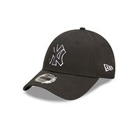 New Era Gorra Ajustable York Yankees MLB Team Outline Black Purple 9Forty