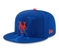 New Era Gorra ajustada 59Fifty con el logotipo de los equipos de la MLB, New York Mets, 59