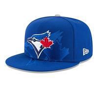 New Era Gorra ajustada 59Fifty con el logotipo de los equipos de la MLB, Toronto Blue Jays, 58