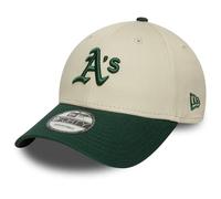 New Era 9Forty Gorra con correa trasera, color beige Oakland Athletics