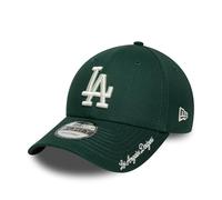 New Era Gorra de béisbol 9Forty con visera para adulto, diseño de Los Angeles Los Angeles Dodgers, color verde oscuro