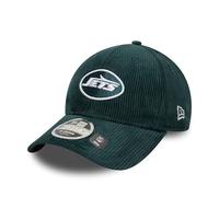 New Era Gorra de béisbol 9Forty Cord NFL New York Jets M Crown para adultos, color verde oscuro