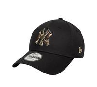 New Era Gorra de béisbol 9Forty Outline Camo MLB New York Yankees para adultos, color negro
