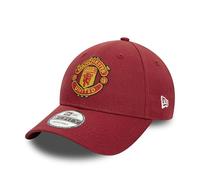New Era Gorra de béisbol 9Forty Seasonal Manchester United FC para adulto, color rojo oscuro