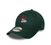 New Era Gorra de béisbol 9Twenty Ajustable Sombrero Rosa Bandera de Visera Curvada Verde