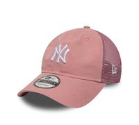 New Era Gorra de béisbol 9Twenty Midi con logotipo de la MLB New York Yankees para adultos, color rosa oscuro