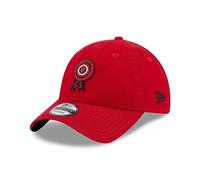 New Era Gorra de béisbol ajustable unisex del Manchester United FC Rosette rojo/negro 9TWENTY, rosso, Taille unique