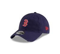 New Era Gorra de béisbol Boston Red Sox MLB Sombrero Ajustable Logotipo del Equipo diseño Desgastado Azul