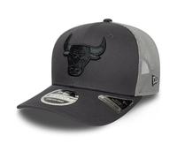 New Era Gorra de béisbol Tonal NBA Chicago Bulls para adultos, color gris oscuro