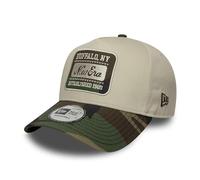 New Era Gorra E-Frame NE Camo Patch Beige Camuflaje