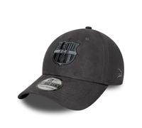 New Era Gorra FC Barcelona Faux Suede 39THIRTY Gris Oscuro