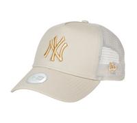 New-Era Gorra FEMALE METALLIC TRUCKER NEW YORK YANKEES STNMTG in Beige Unique