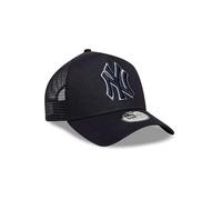 New Era Gorra MLB Adjustable Yankees TruckerEra Mujer/Hombre - de Malla Beisbol Camionero Snapback, con Visera, Visera Verano/Invierno Primavera Verano Otoño Invierno - Talla única Azul Oscuro