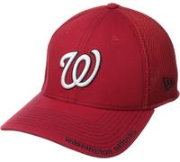 New Era Gorra MLB Washington Nationals Neo Fitted, Scarlet, Mediano-Gran