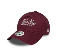 New Era Gorra NE Script 9Twenty A-Frame Mujer Rojo Vino