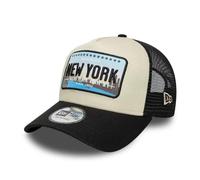 New Era Gorra New York Licence Plate 9Forty A-Frame Trucker Negra