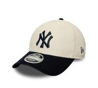 New Era Gorra New York Yankees Cord 9Forty Adjustable M-Crown Blanca