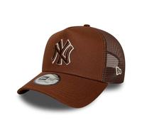 New Era Gorra New York Yankees Outline 9Forty E-Frame Trucker Marrón