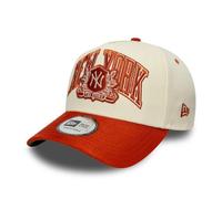 New Era Gorra New York Yankees Suede 9Forty E-Frame Naranja